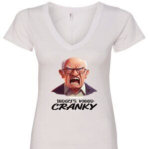 Today's Mood: Cranky V-Neck T-Shirt | Many Colors